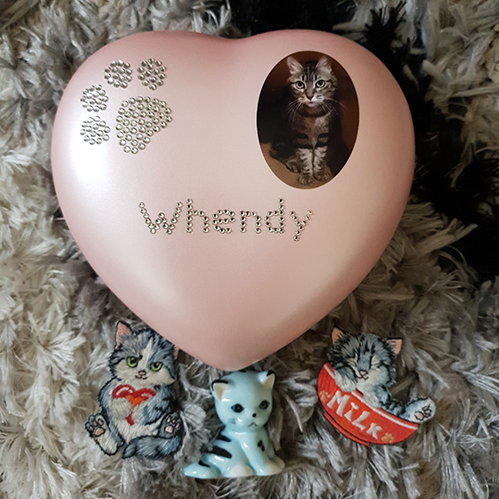 urne pour chien avec photo et nom swarovski