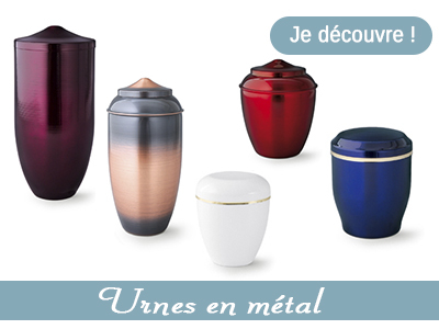 Découvrez nos différents modèles d'urnes funéraires en métal pour chien et chat sur la boutique en urnes-animaux.com