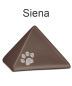 Preview: Urne animaux Edition Pyramide Velvet en différentes couleurs avec patte