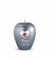 Preview: Dog and Cat Urn with Swarovski Photo Heart