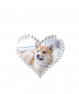 Preview: Dog and Cat Urn with Swarovski Photo Heart