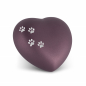 Preview: Urne Coeur Edition Star Velvet - Motif 4 pattes