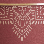 Preview: Urne Métal Edition Mandala avec un couvercle pointu