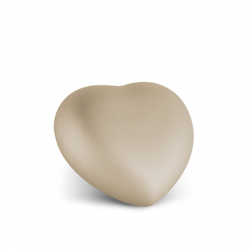 Urne Coeur Velvet   Couleur: Champagne