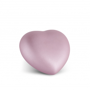 Urne Coeur Velvet   Couleur: Rosé