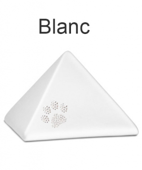 Urne animaux Edition Pyramide Velvet en différentes couleurs avec patte