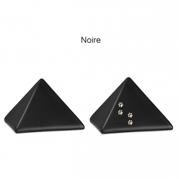 Urne animaux Edition Pyramide Velvet en différentes couleurs avec ou sans 4 pattes
