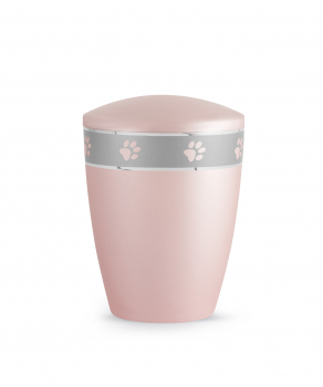 Urne Edition Elegance Pearly with paw band