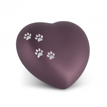 Urne Coeur Edition Star Velvet - Motif 4 pattes