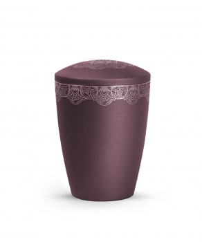 Urne Métal Edition Mandala - couvercle avec ou sans pierres cristaux
