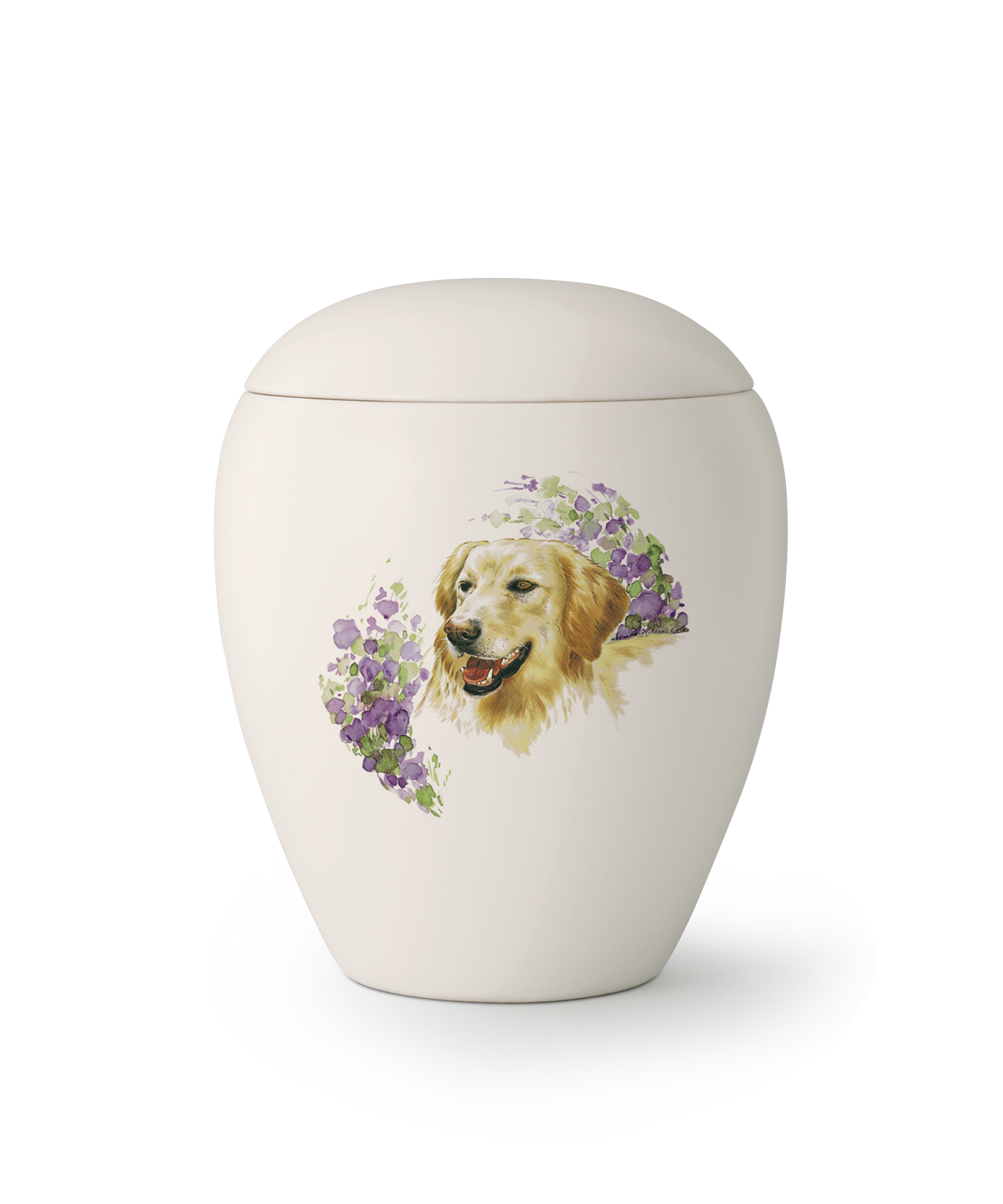Golden retriever urn top
