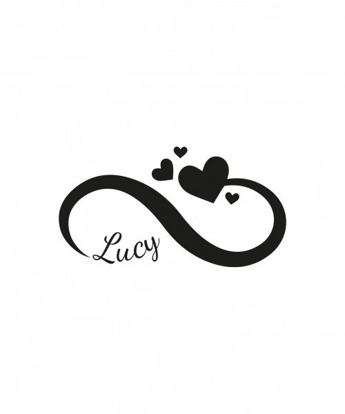 Laser engraving motifs with name