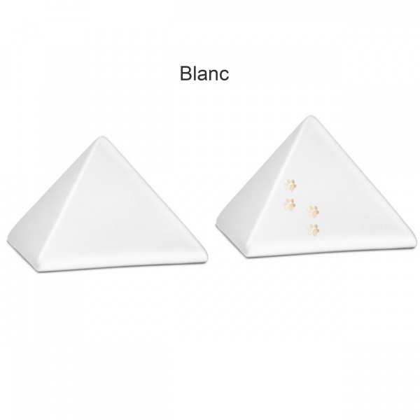 Urne animaux Edition Pyramide Velvet en différentes couleurs avec ou sans 4 pattes