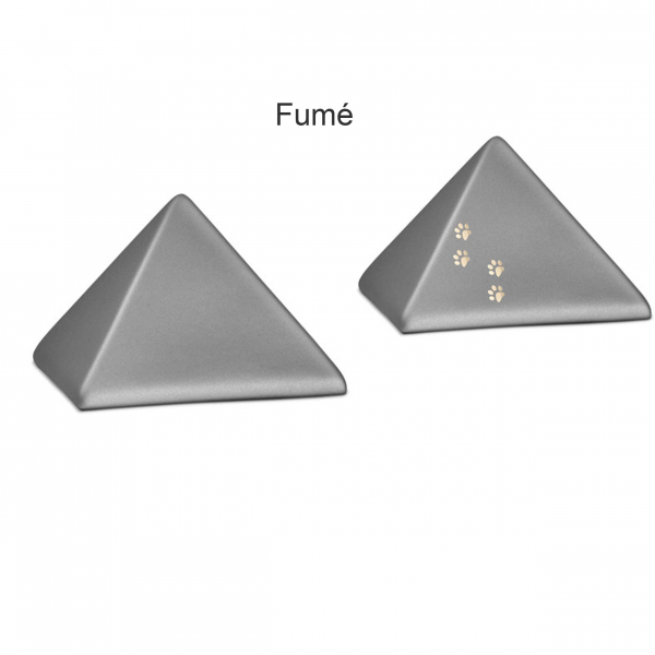 Urne animaux Edition Pyramide Velvet en différentes couleurs avec ou sans 4 pattes