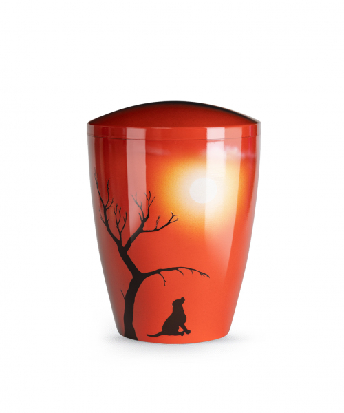 Urn Edition Airbrush - Dog with sun