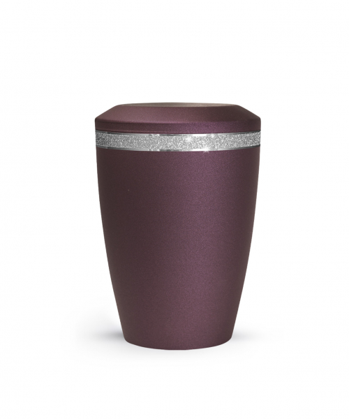 Glamour Edition Metal Urn with flat lid