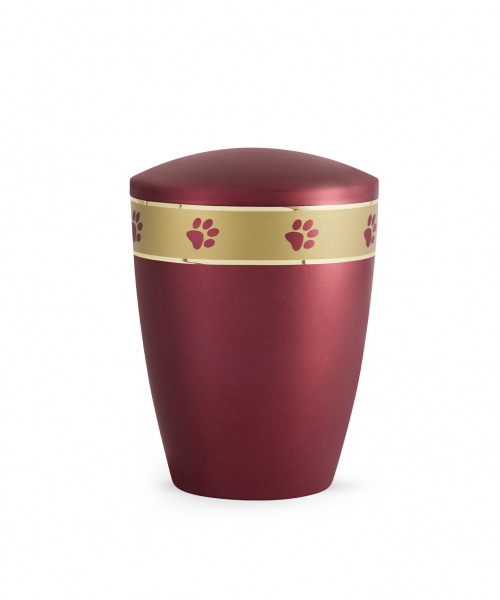 Urne Edition Elegance Pearly with paw band