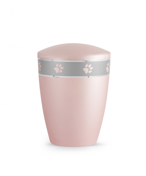 Urne Edition Elegance Pearly with paw band