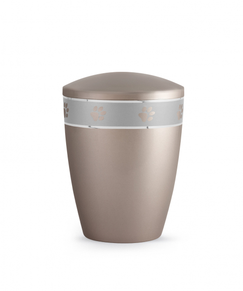 Urne Edition Elegance Pearly with paw band