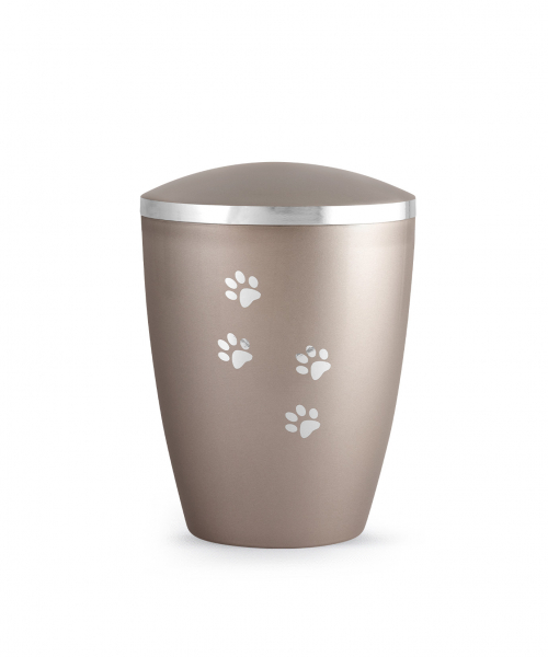 Urne Edition Elegance Pearly with 4 paws