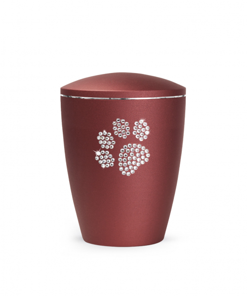 Urne Edition Elegance Crystal with 1 rhinestone paw