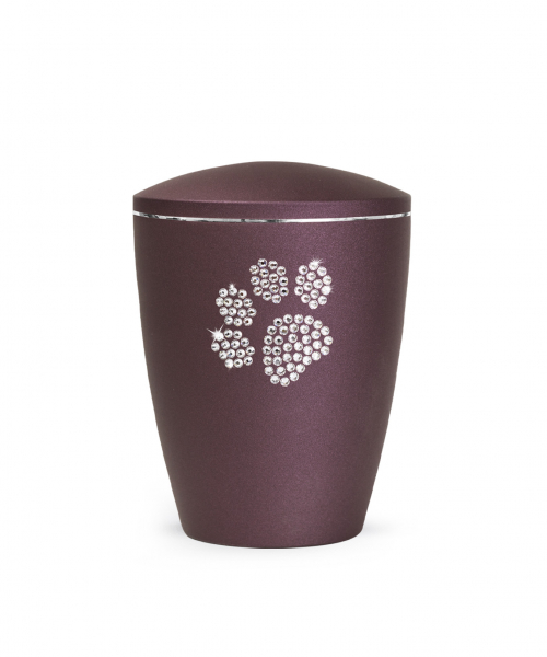 Urne Edition Elegance Crystal with 1 rhinestone paw