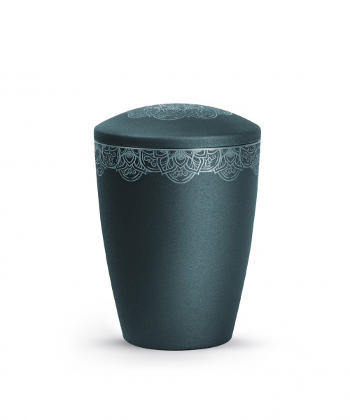 Urne Métal Edition Mandala - couvercle avec ou sans pierres cristaux