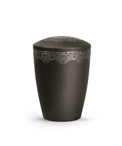 Urne Métal Edition Mandala - couvercle avec ou sans pierres cristaux