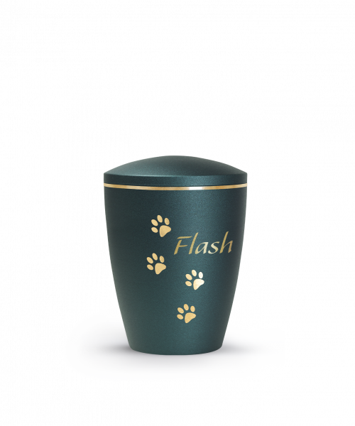 Option: personalised urn with name (sticker)