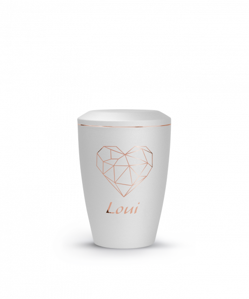 Option: personalised urn with name (sticker)