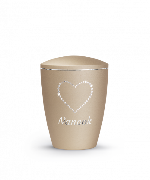 Option: personalised urn with name (sticker)