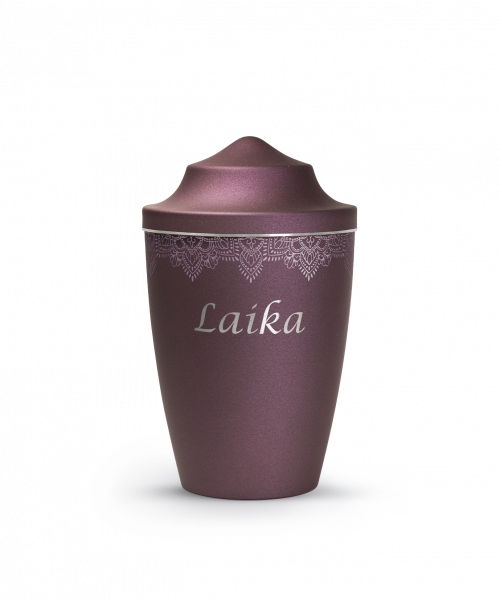 Option: personalised urn with name (sticker)