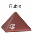 Urne animaux Edition Pyramide Velvet en différentes couleurs avec patte