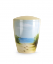 urn Footprints in the sand