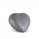 Urne Coeur Velvet avec ciel étoilé  Couleur: Fumé