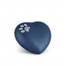 Urne Coeur Velvet avec patte  Couleur: Navy