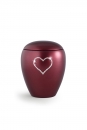 Pet urns 2,8 ltr Color:  Red with heart